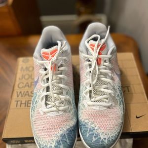 Nike Mamba Rage Kobe Bright Mango Grape Green Glow Mens Athletic Sneakers Size 9